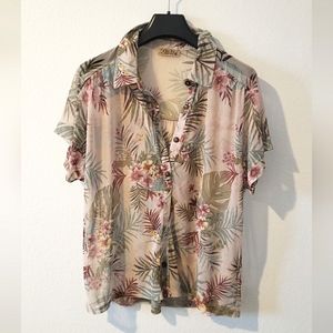 Hawaiian shirt see through